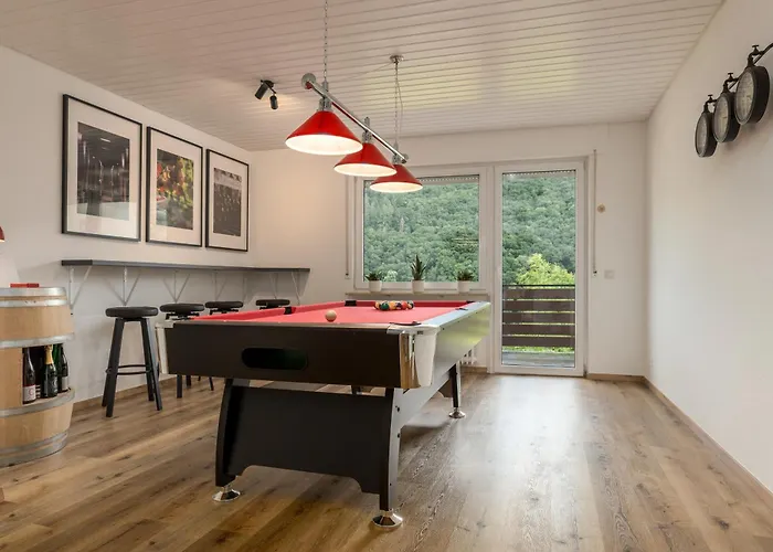 Elbling For 2 People - Billiards - Balcony With Mosel View - Parking - Wine Barrel Bar - Fully Equipped Kitchen - Netflix - Waiputv - 3 Km From Cochem *