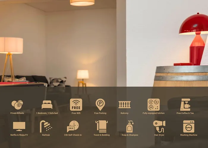 Elbling For 2 People - Billiards - Balcony With Mosel View - Parking - Wine Barrel Bar - Fully Equipped Kitchen - Netflix - Waiputv - 3 Km From Cochem * Klotten